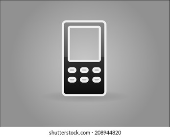 Flat  icon of cellphone