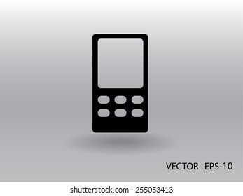 Flat  icon of cellphone