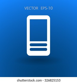 Flat  icon of cellphone
