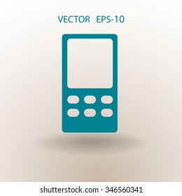 Flat  icon of cellphone