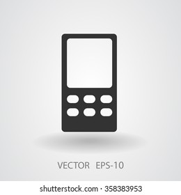 Flat  icon of cellphone