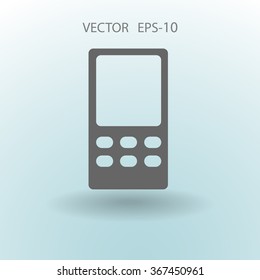 Flat  icon of cellphone