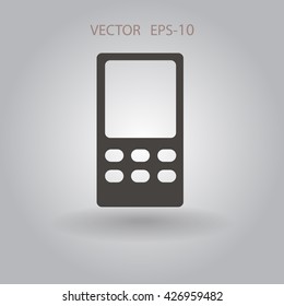 Flat  icon of cellphone