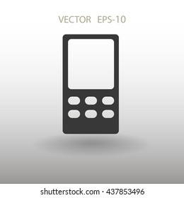 Flachsymbol des Handys