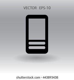 Flat  icon of cellphone