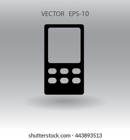 Flat  icon of cellphone