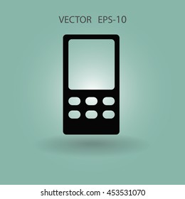 Flat  icon of cellphone