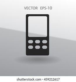 Flat  icon of cellphone