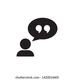 Flat icon of chat, conversation, translate, communication, message. Editable vector 2000x2000 Pixel.