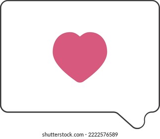 Flat icon of chat window bubbles, suitable for use in web pages, apps, etc. as illustrations