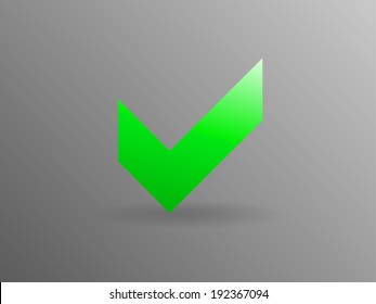 Flat icon of check box