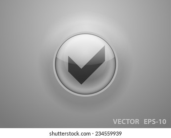 Flat icon of check box