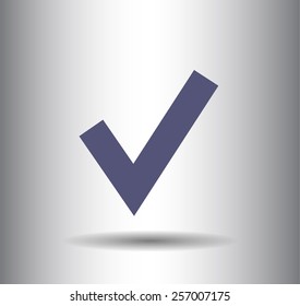 Flat icon of check box
