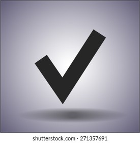 Flat icon of check box