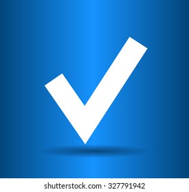 Flat icon of check box
