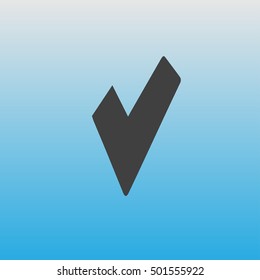 Flat icon of check box