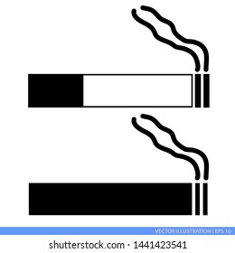 Flat icon cigarette design. vector illustration EPS 10