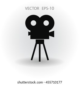 Flachbild-Kinosymbol