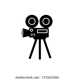 Flat icon of cinema. vector illustration