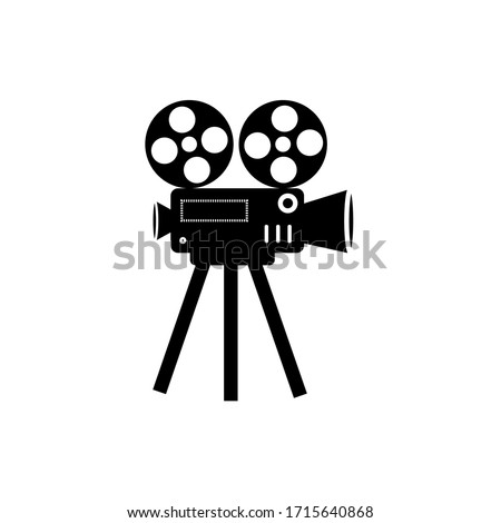 Flat icon of cinema. vector illustration