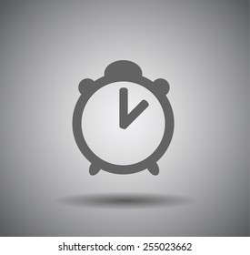 Flat icon of clock