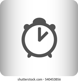 Flat icon of clock