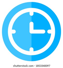 Flat icon of Clock, suitable for a part of the house or home icon set
