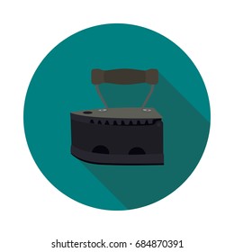 flat icon coal iron in vector format