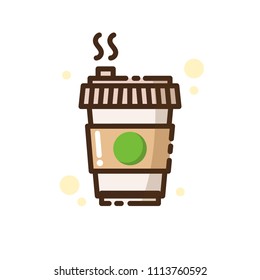 flat icon coffee