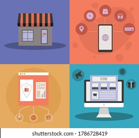 Flat icon collection, icons, vector icons, flat icons