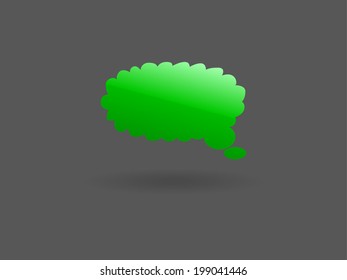 Flat  icon of a communication