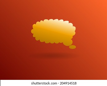Flat  icon of a communication