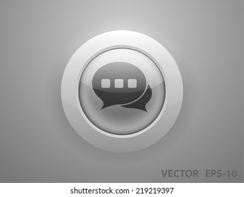 Flat  icon of a communication