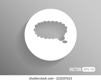 Flat  icon of a communication
