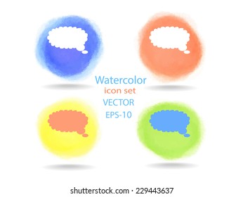 Flat  icon of a communication
