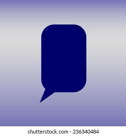 Flat icon of communication
