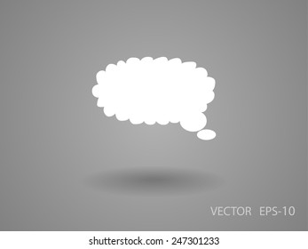 Flat  icon of a communication