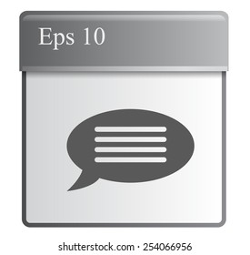Flat  icon of a communication