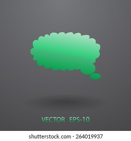 Flat  icon of a communication
