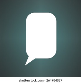 Flat  icon of a communication