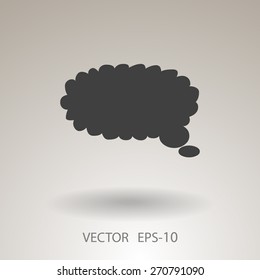Flat  icon of a communication