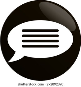 Flat  icon of a communication