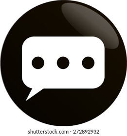 Flat  icon of a communication