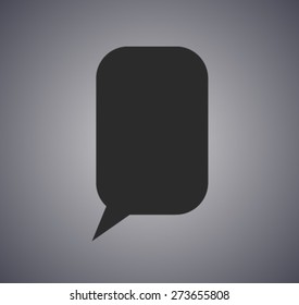 Flat  icon of a communication