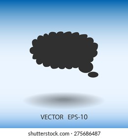 Flat  icon of a communication