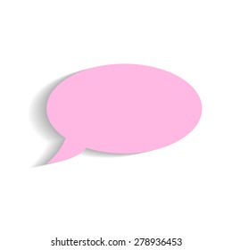 Flat icon of a communication