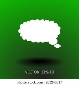 Flat  icon of a communication
