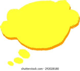 Flat icon of a communication
