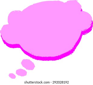 Flat icon of a communication