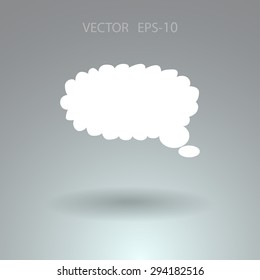 Flat  icon of a communication